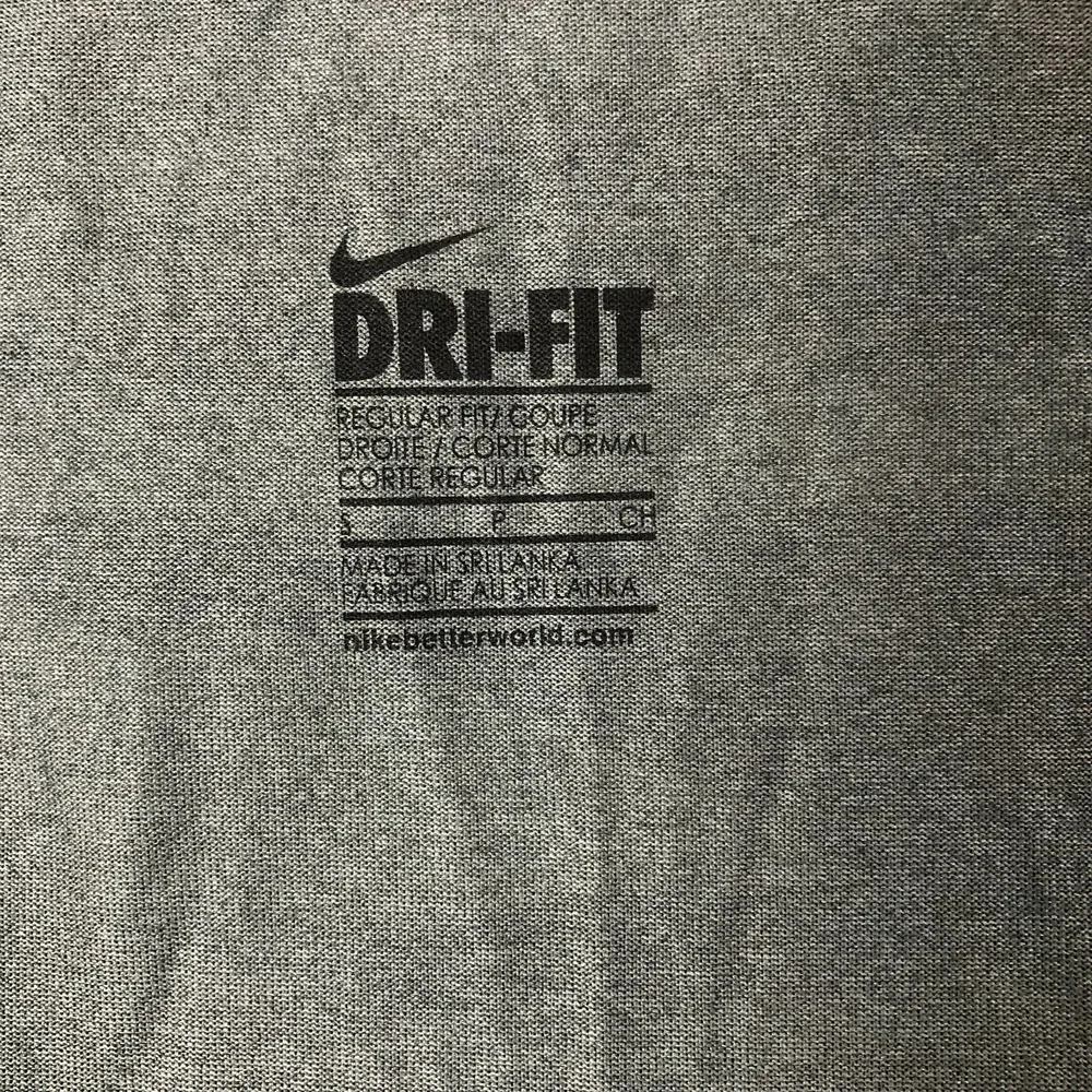 Nike Tank Top Women's Size Small Gray Black Dri Fit Regular Fit Athletic Workout - Picture 3 of 10